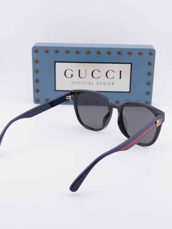 Gucci GG0855SK 002 Square Sunglasses - Black\\Grey main image 7